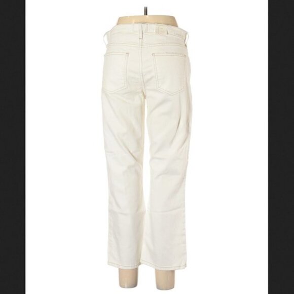 Current / Elliott Kick Jean 32 NWT Electric Destroy Ankle Cropped Distressed - Picture 9 of 12